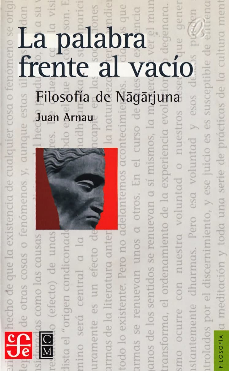 Portada del libro La palabra frente al vacío: Filosofía de Nāgārjuna