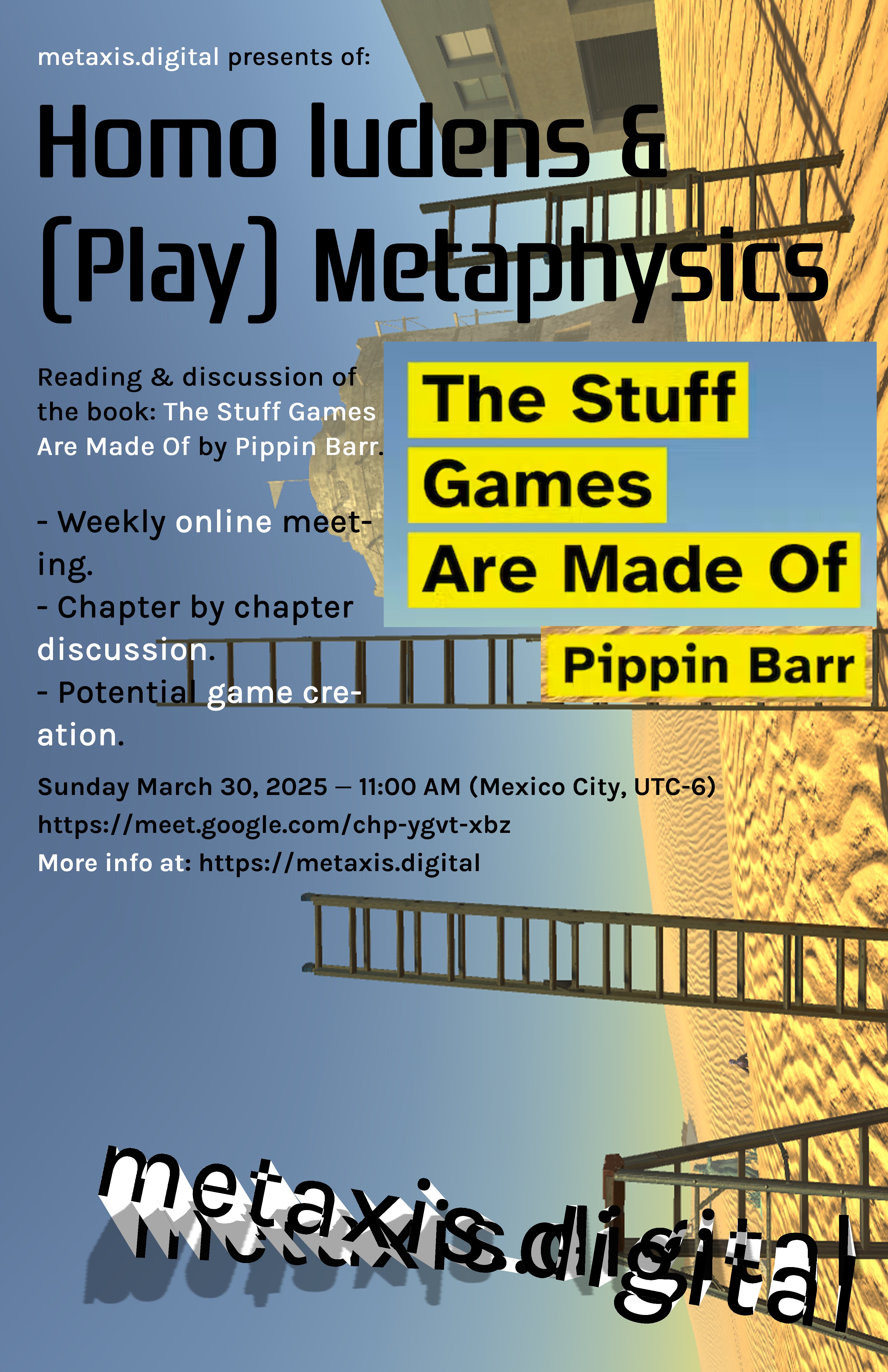 Event: Homo ludens & (play) Metaphysics: Pippin Barr — The Stuff Games Are Made Of (#2)
